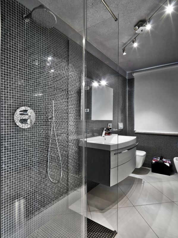 Elegant Shower with Fixtures